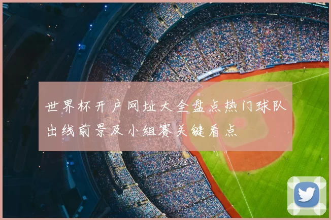 世界杯开户网址大全盘点热门球队出线前景及小组赛关键看点